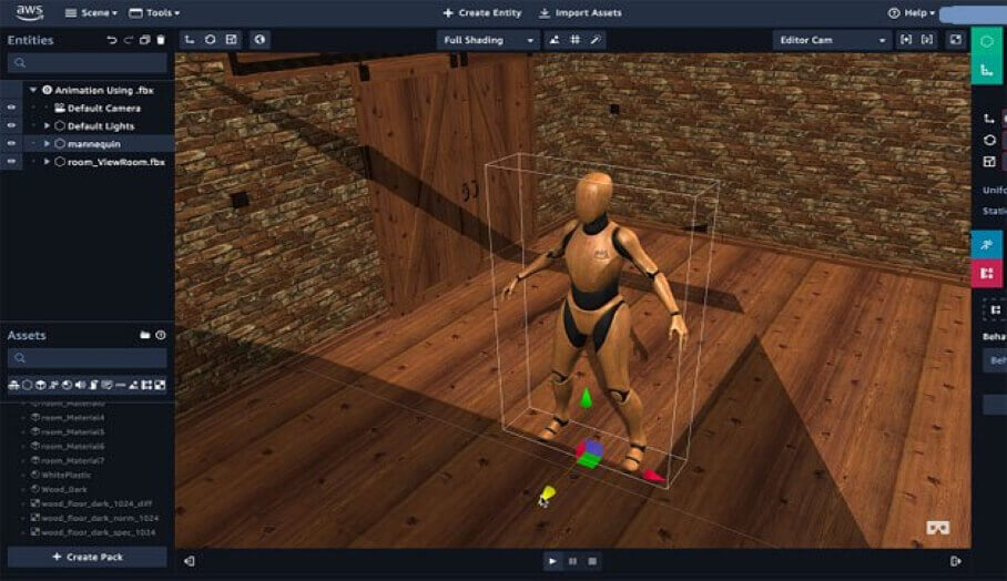Amazon的Sumerian 新3D平台，讓你建立VR或AR 3D物件內容