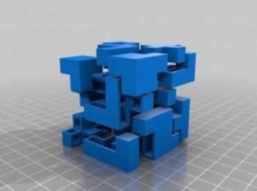 非常有挑戰性的3D打印俄羅斯方塊